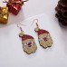 Santa Face Earrings